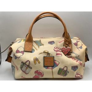 Dooney & Bourke ~ Beach Themed Barrel Satchel Bag/Purse